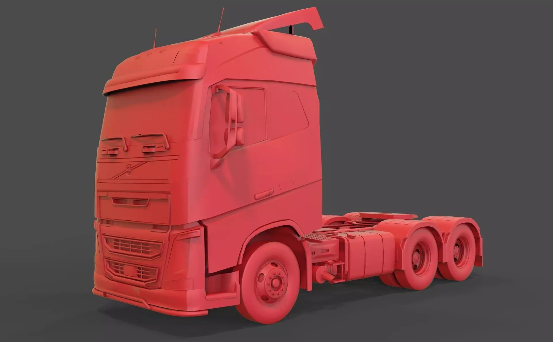 Volvo FH 540 3D print model_0