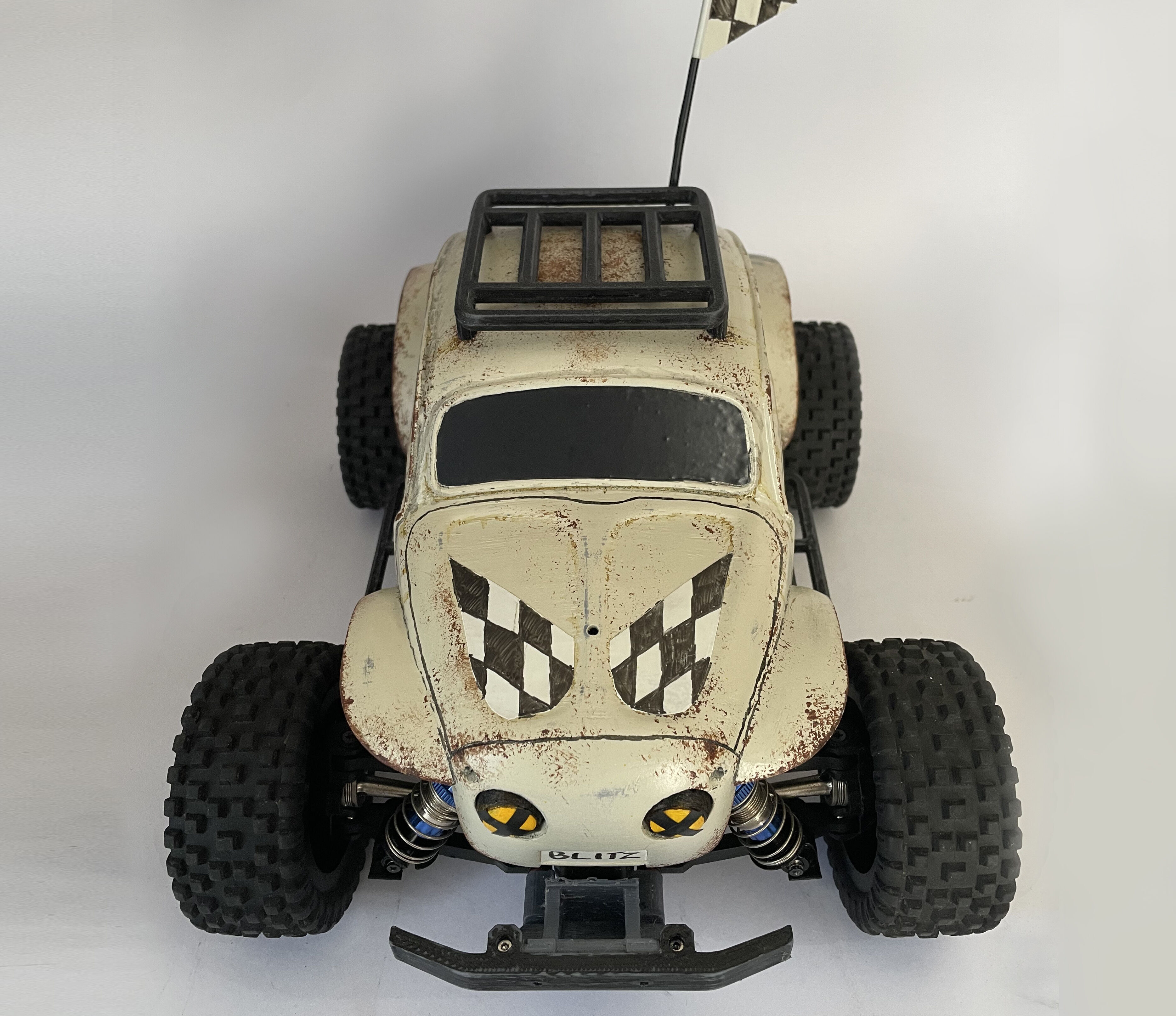 Baja Bug 3d printed body For MJX HYper GO 3D print model_2