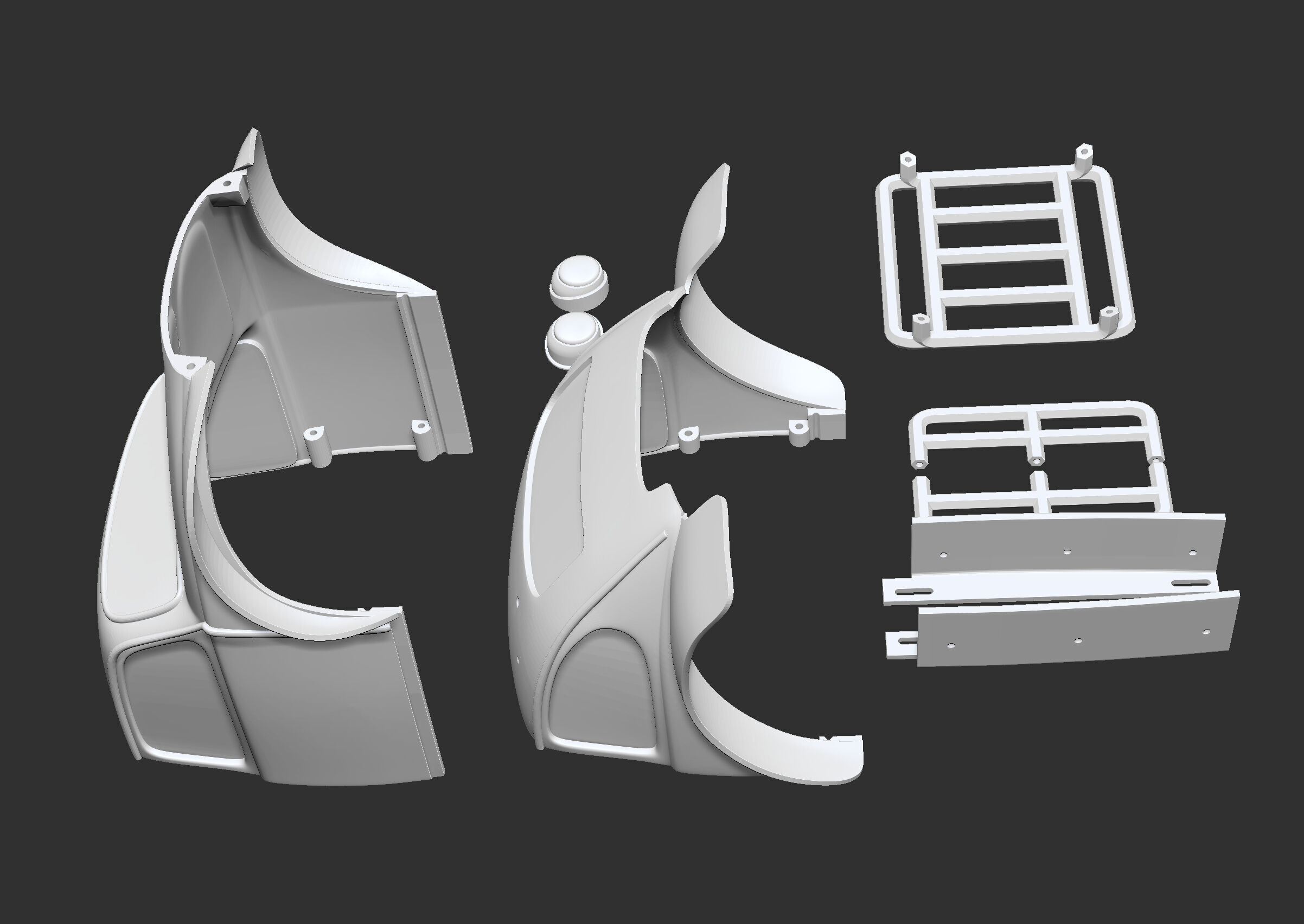 Baja Bug 3d printed body For MJX HYper GO 3D print model_1