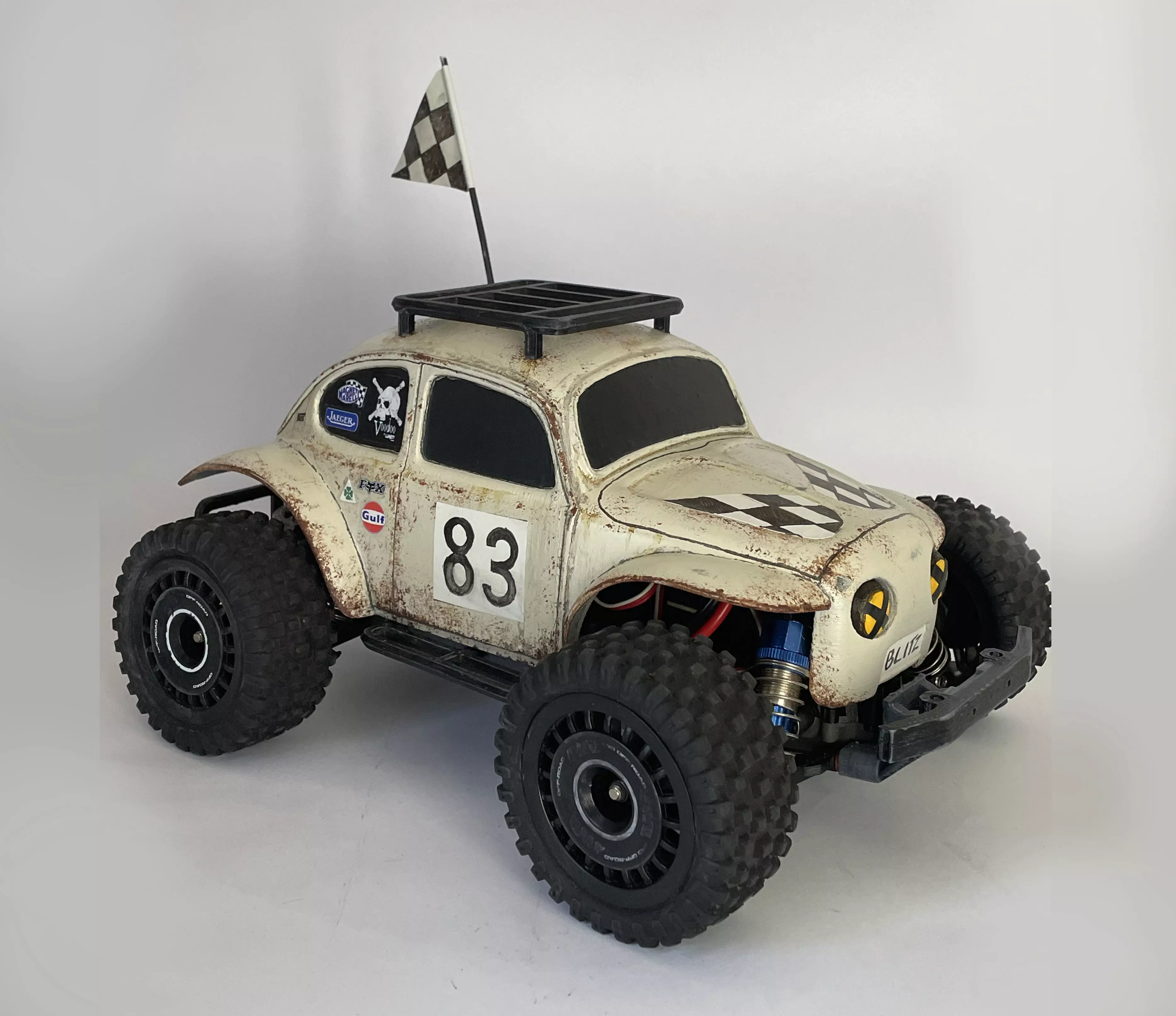 Baja Bug 3d printed body For MJX HYper GO 3D print model_0