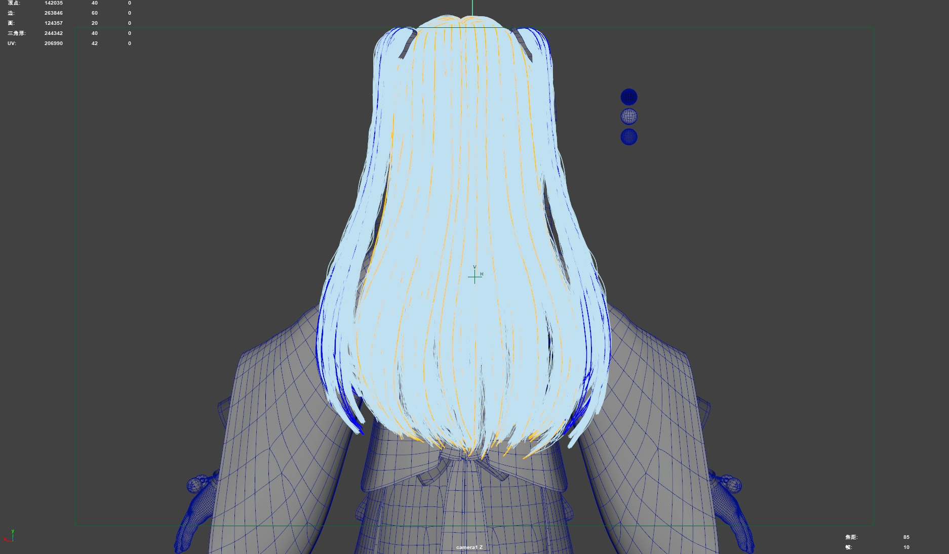 Chinese little Girl AsianGirl O022B 3D model 3D model 3D model_27