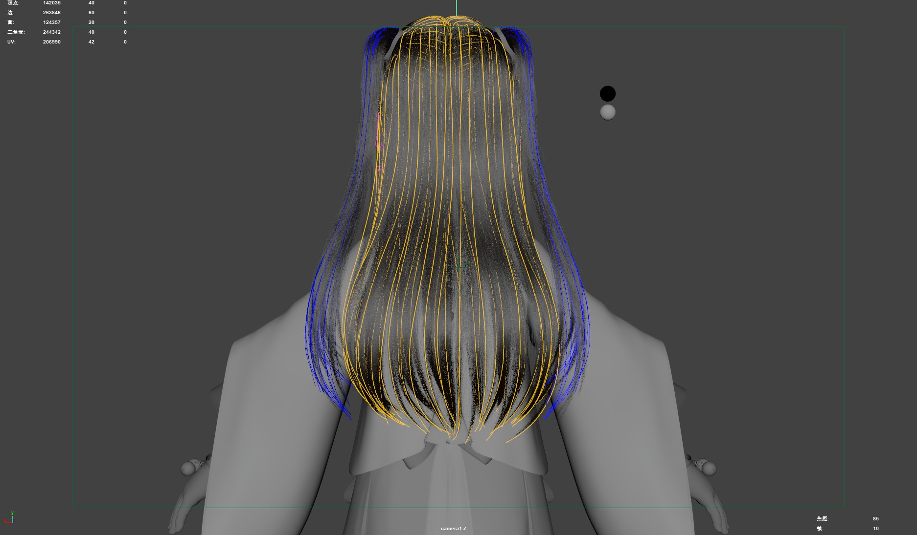 Chinese little Girl AsianGirl O022B 3D model 3D model 3D model_28