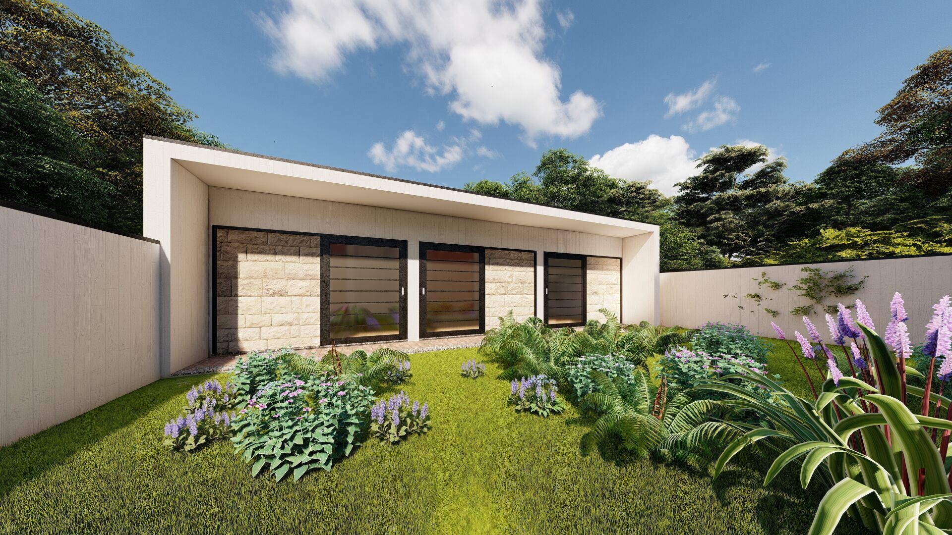 Casa Scene-villa-modern house 3D model_12