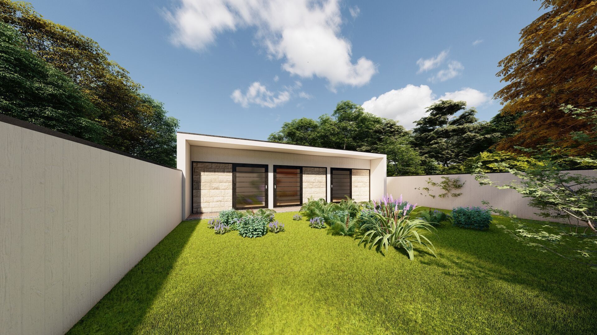 Casa Scene-villa-modern house 3D model_10