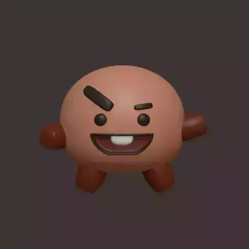 BT21 Pendant - Shooky 3D print model