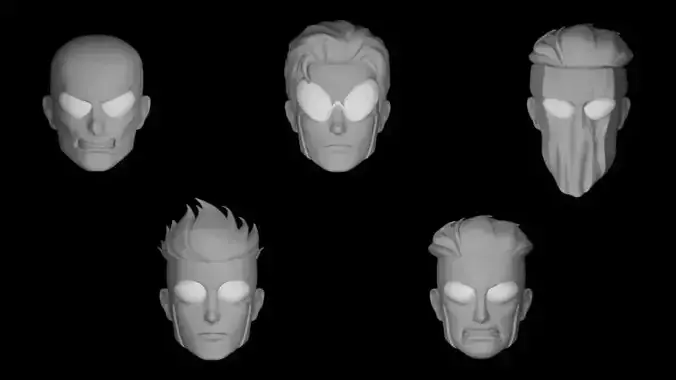 EVIL INVINCIBLE HEAD SCULPT V2 3D print model