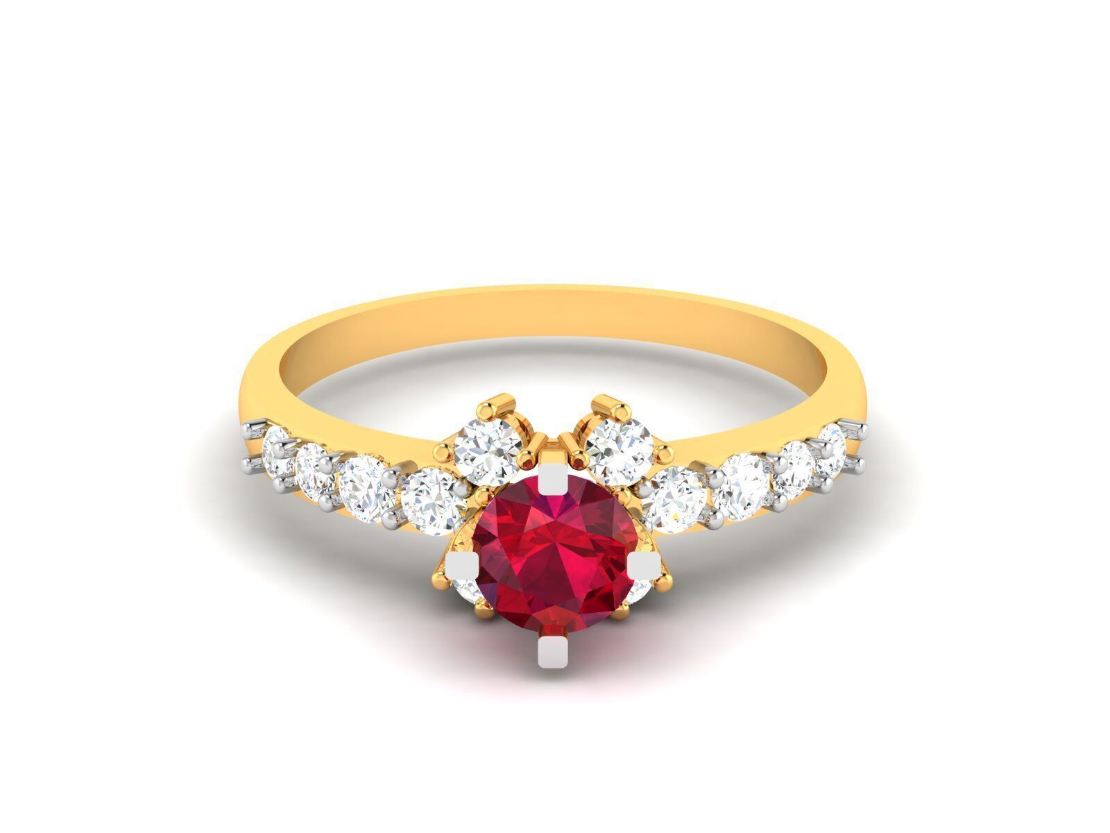 Women Ring  Render 3dm STL OBJ FBX Details 3D print model_1