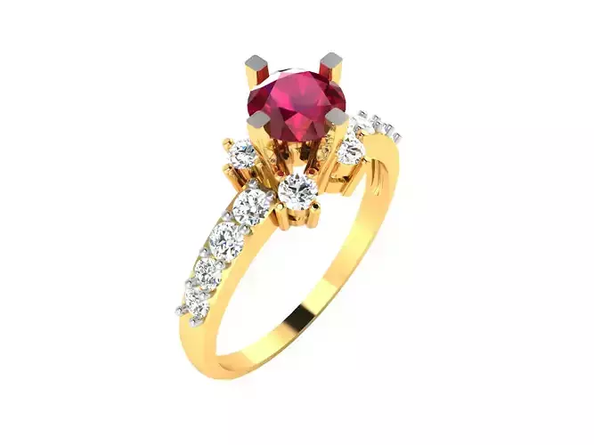 Women Ring  Render 3dm STL OBJ FBX Details