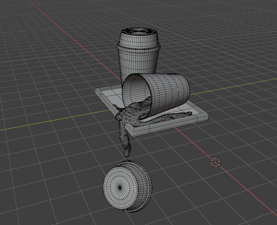 soft drink 3d model-blender 3D model_6