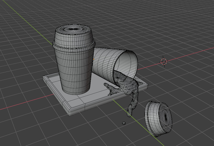 soft drink 3d model-blender 3D model_5