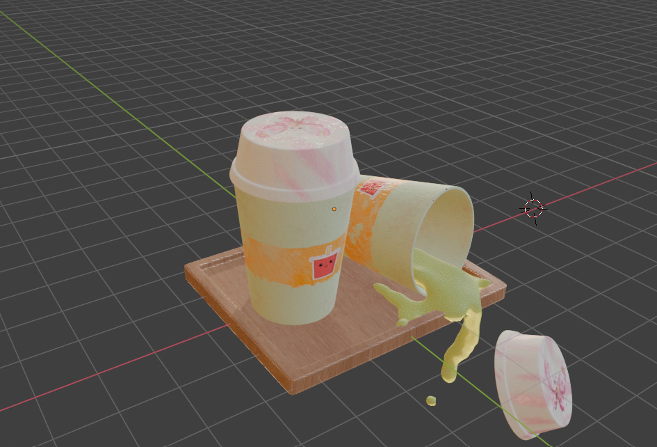 soft drink 3d model-blender 3D model_1