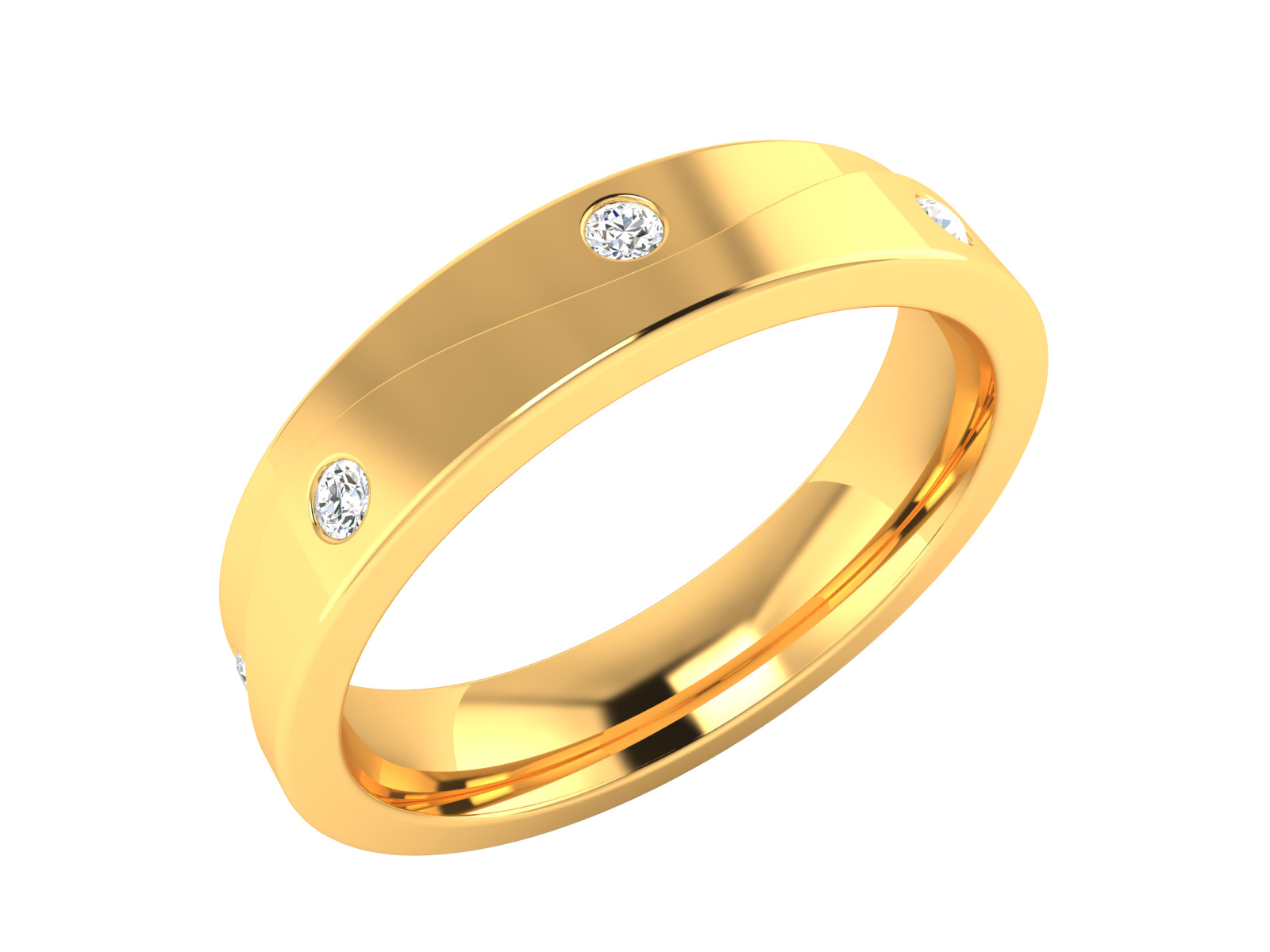 Women Ring Render 3dm STL OBJ FBX Details 3D print model_1