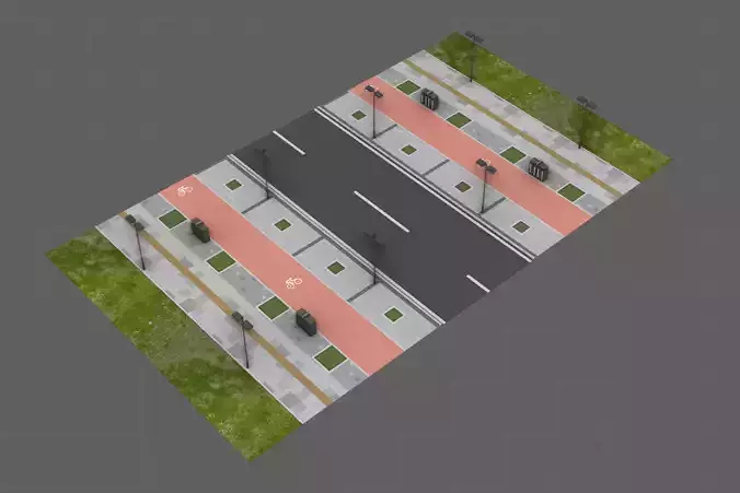 Asian urban road unit