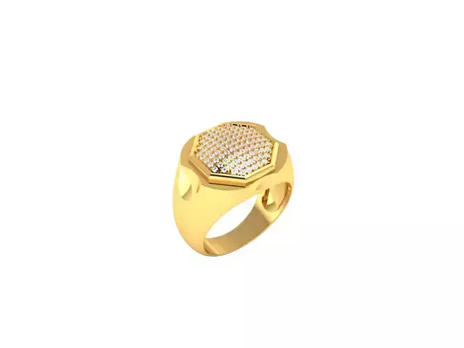 Mens Ring  Render 3dm STL OBJ FBX Details