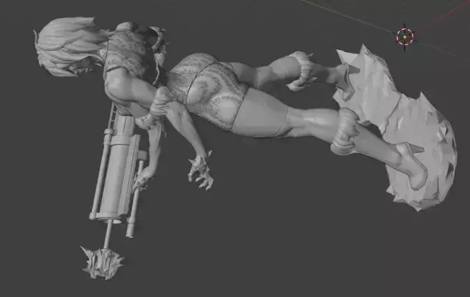 killer frost dc 3d stl model for 3d printing