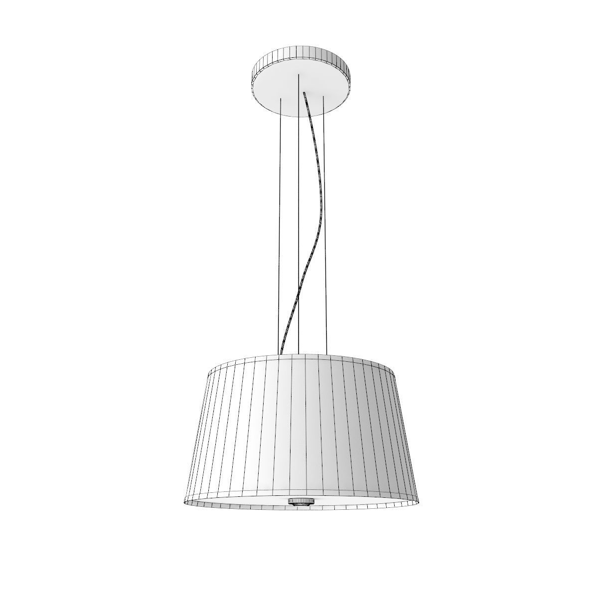 SLV155402 pendant light with shade 3D model_14