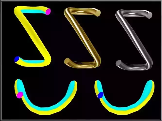 S shaped hook - Curved