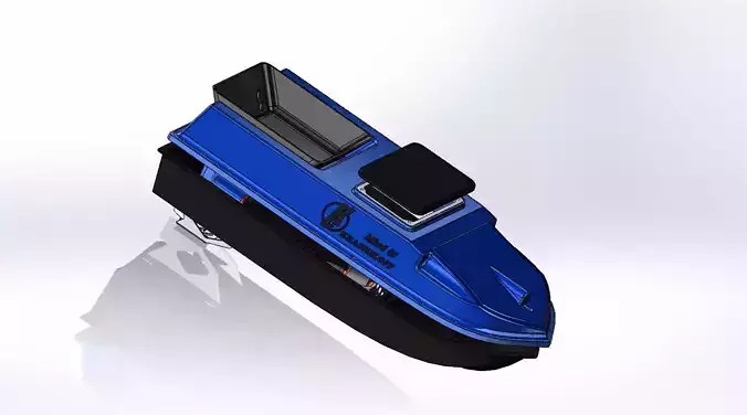 a smaller version of the carp boat 186x530x235 1 bunker