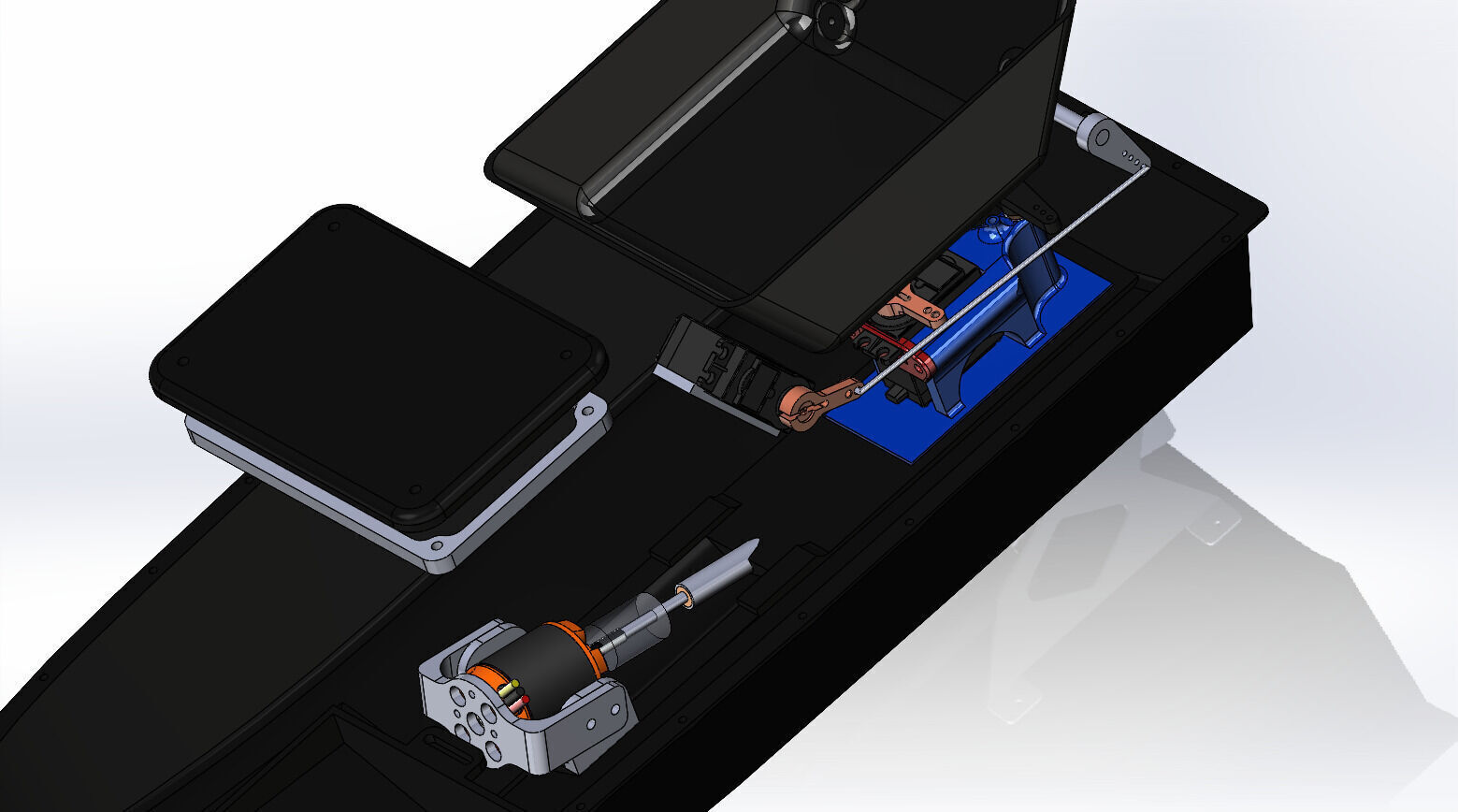 a smaller version of the carp boat 186x530x235 1 bunker 3D print model_3