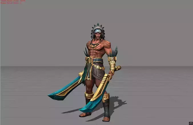 Lapu Lapu Ancestral Blade Low-poly 3D model