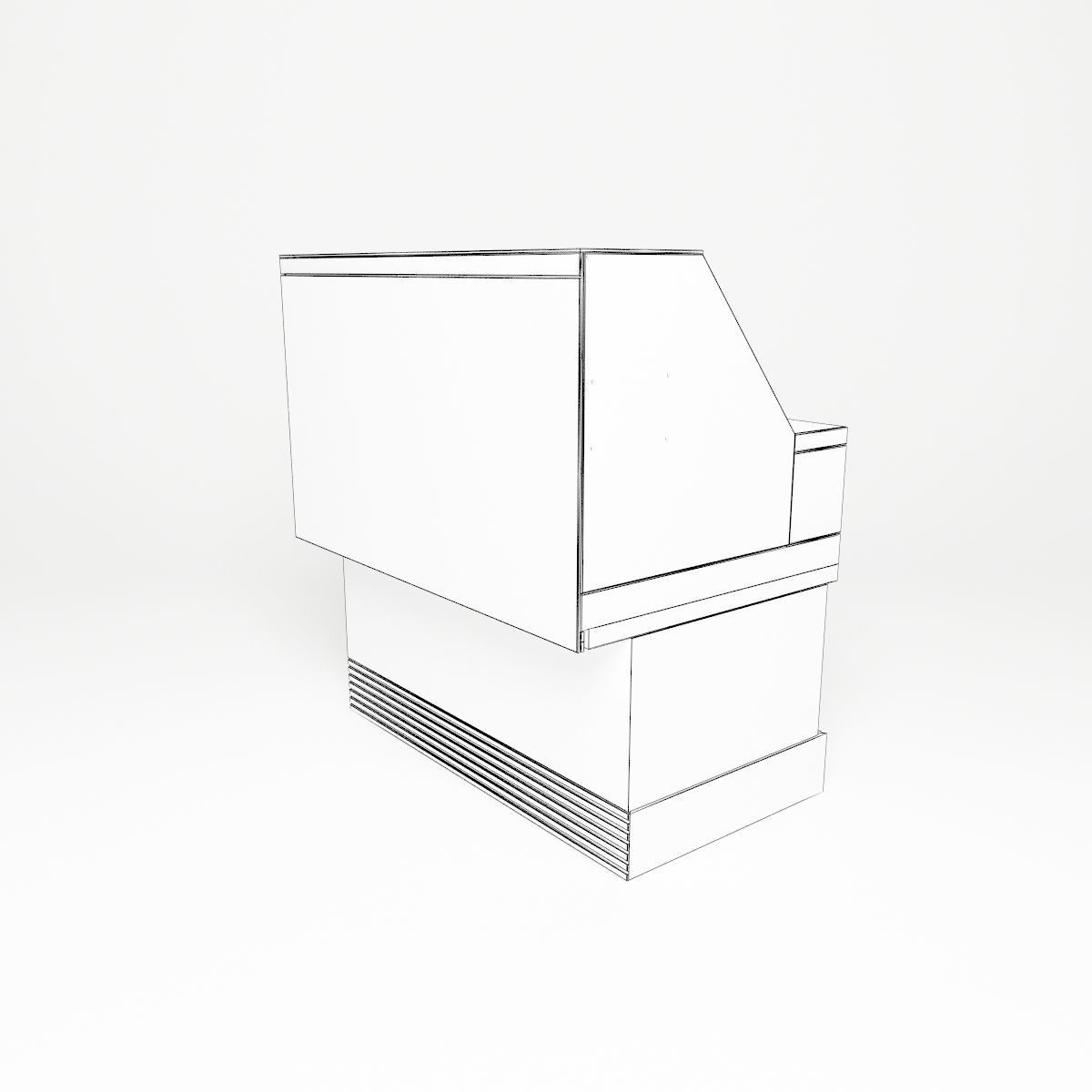 Freezer showcase 3D model_24