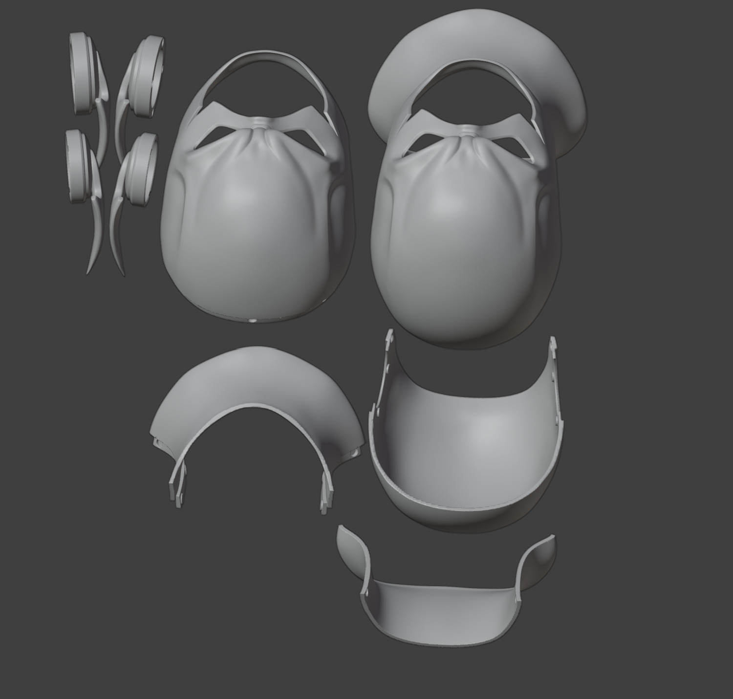 Flash Mask 3D STL Print ready model 3D print model_3