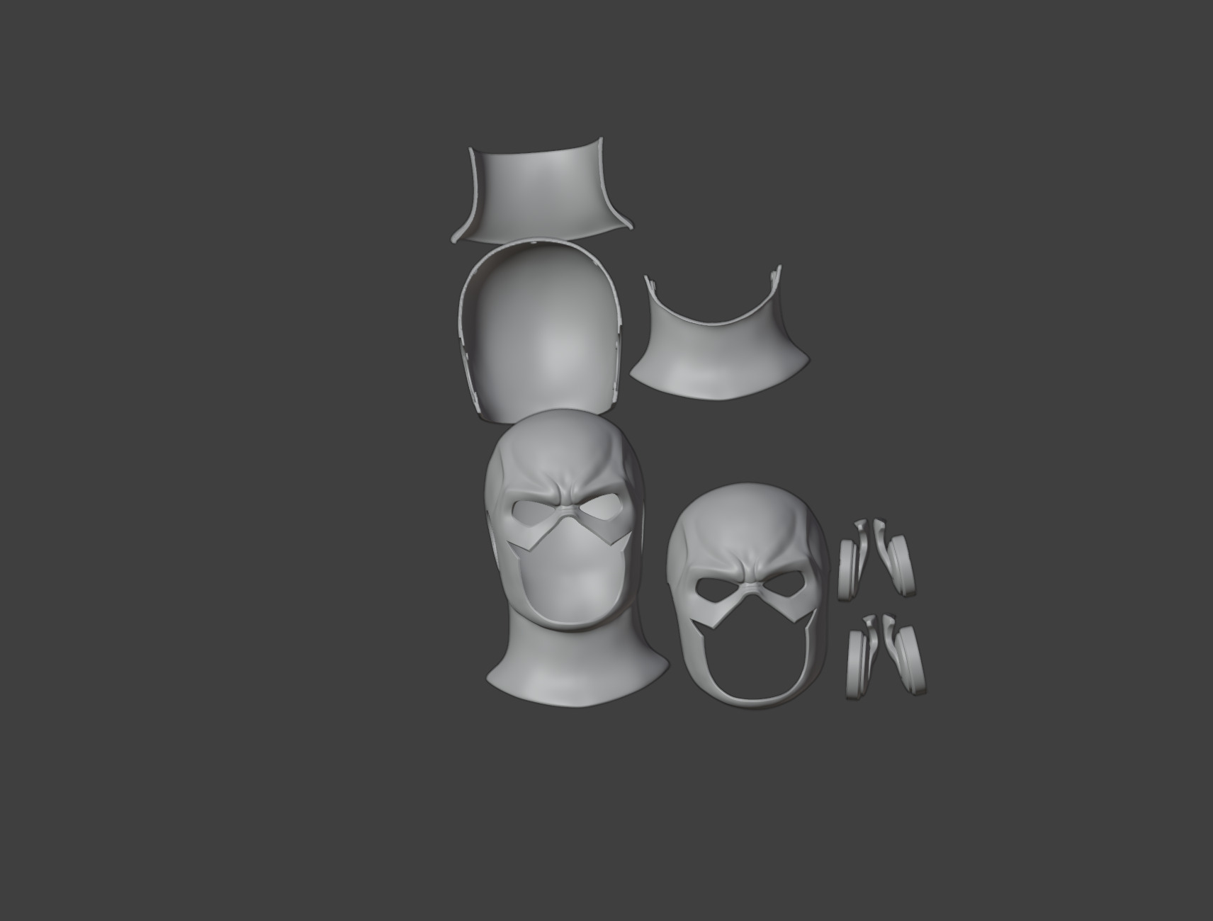 Flash Mask 3D STL Print ready model 3D print model_1