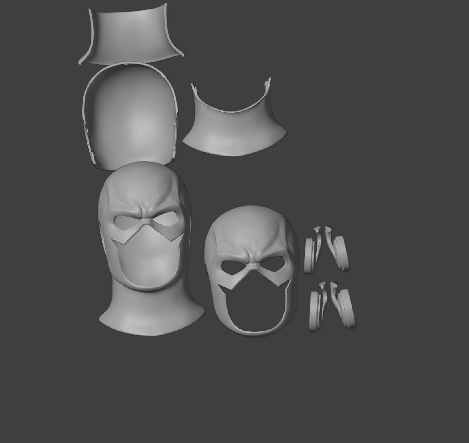 Flash Mask 3D STL Print ready model 3D print model_0