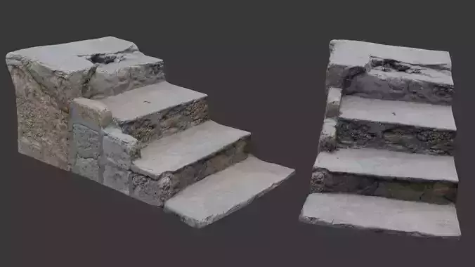 Old Stone Staircase scan