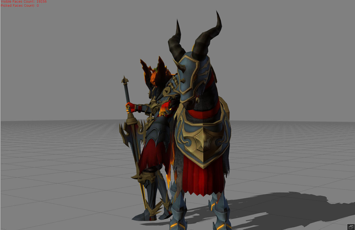 Leomord Helloween Low-poly 3D model_2