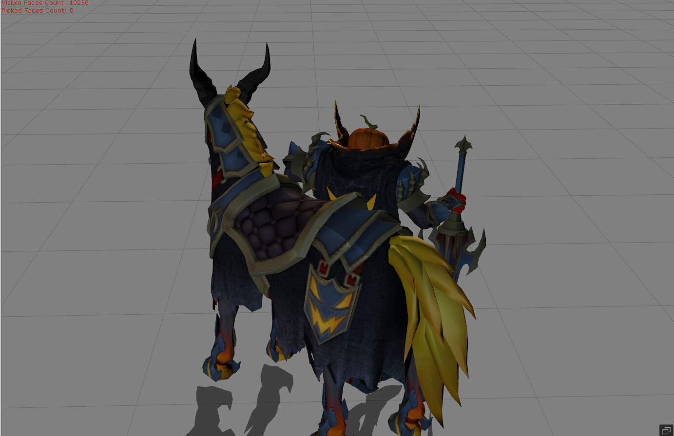 Leomord Helloween Low-poly 3D model_3