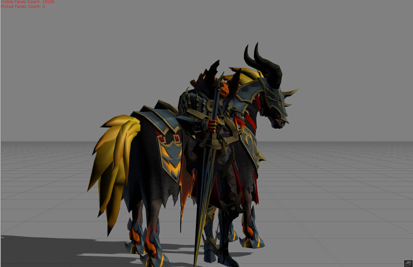 Leomord Helloween Low-poly 3D model_1