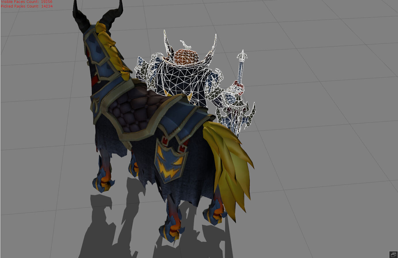 Leomord Helloween Low-poly 3D model_7