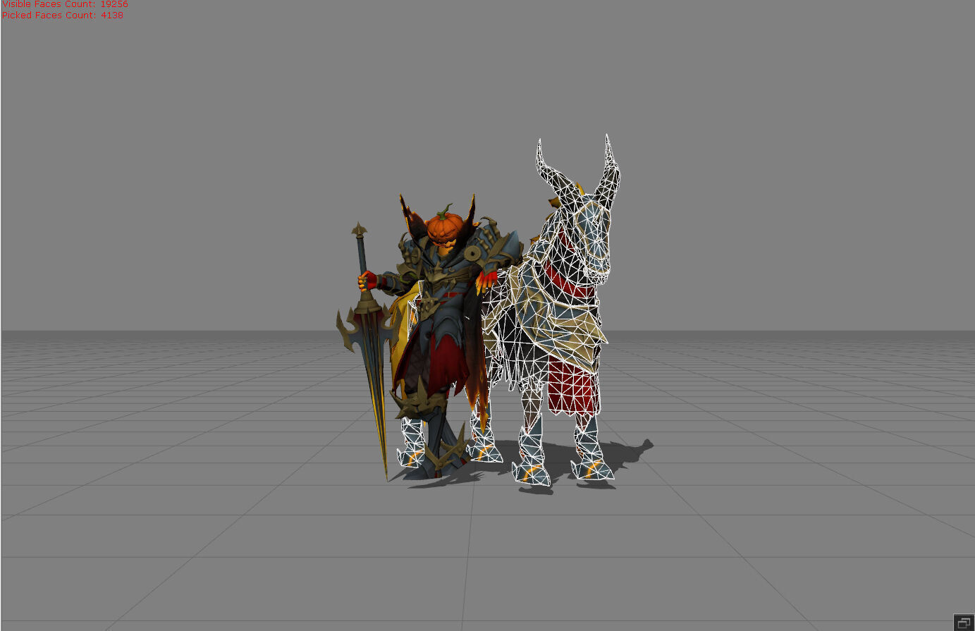 Leomord Helloween Low-poly 3D model_8