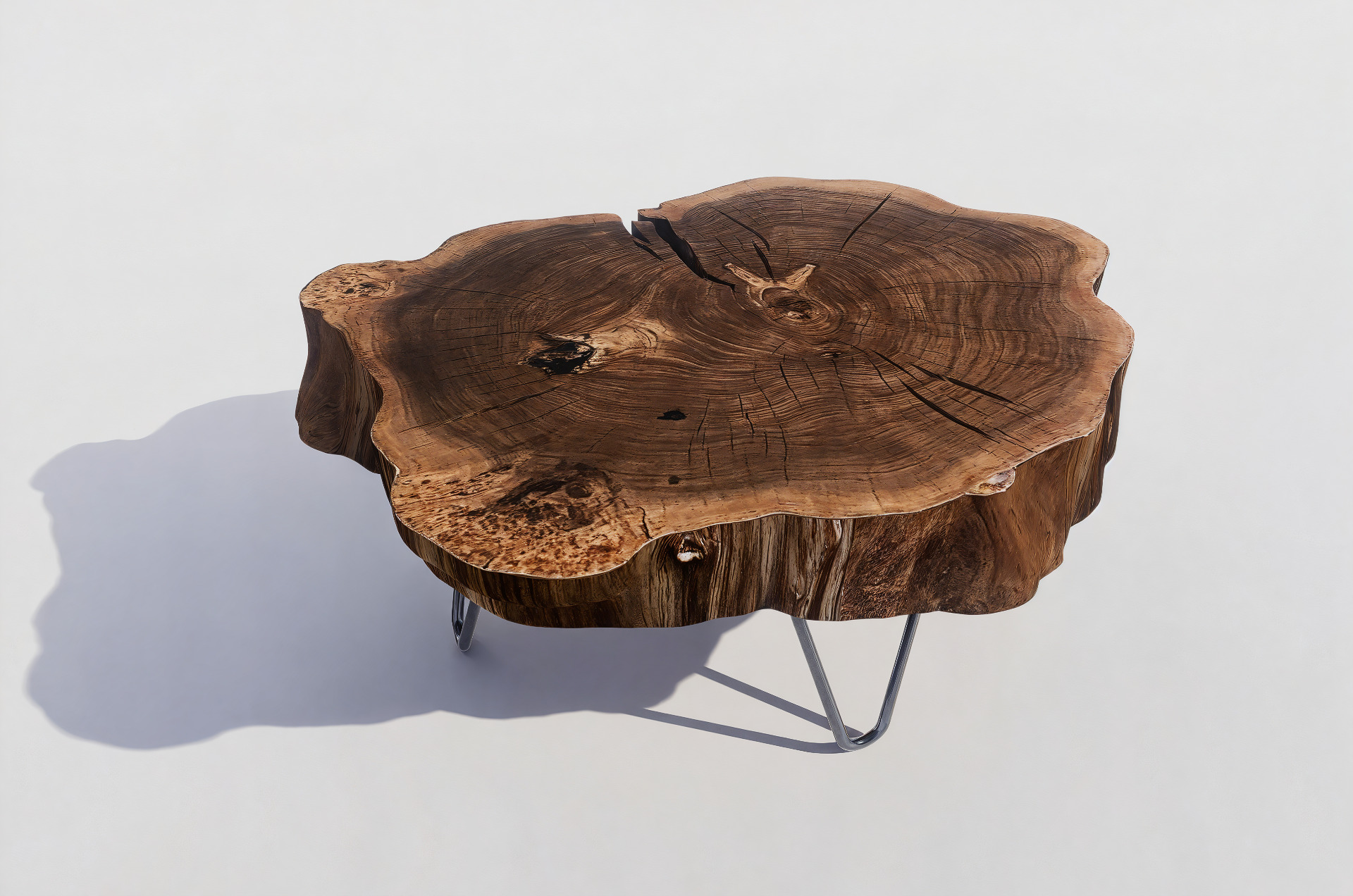 Tree Trunk Rustic Coffee Table 3D model 3D model_5