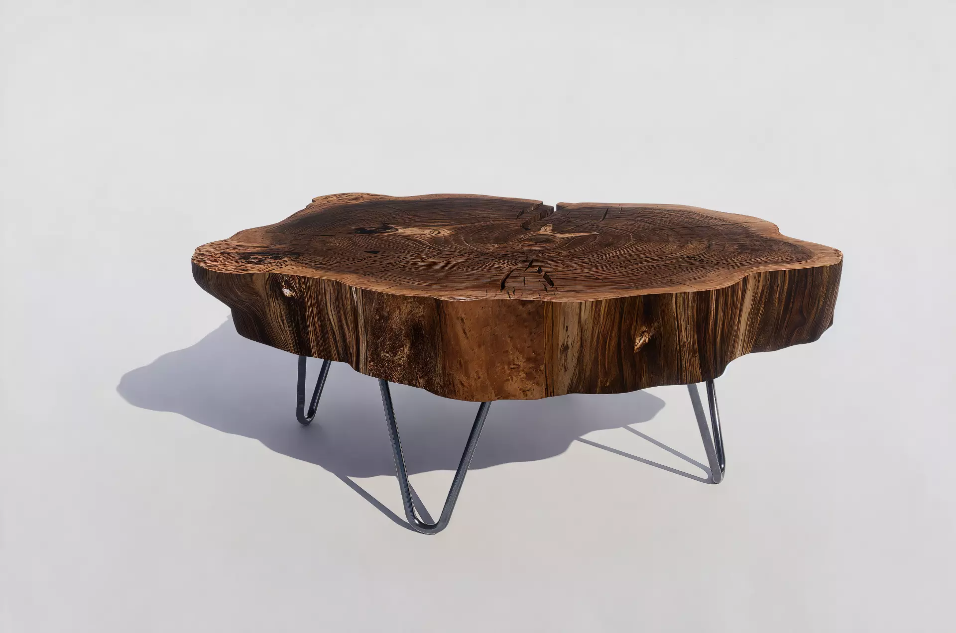 Tree Trunk Rustic Coffee Table 3D model 3D model_0