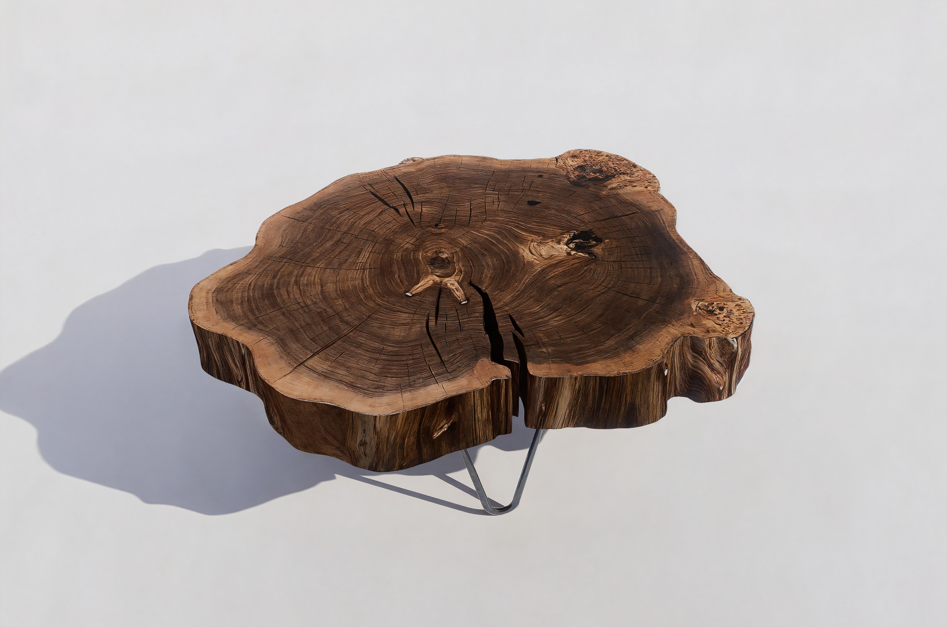 Tree Trunk Rustic Coffee Table 3D model 3D model_4