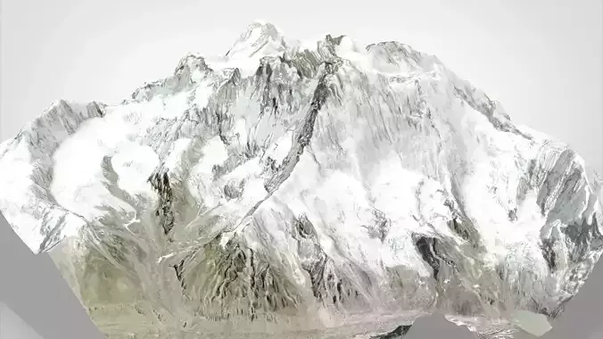 Mountain landscape Makalu Himalayas Nepal