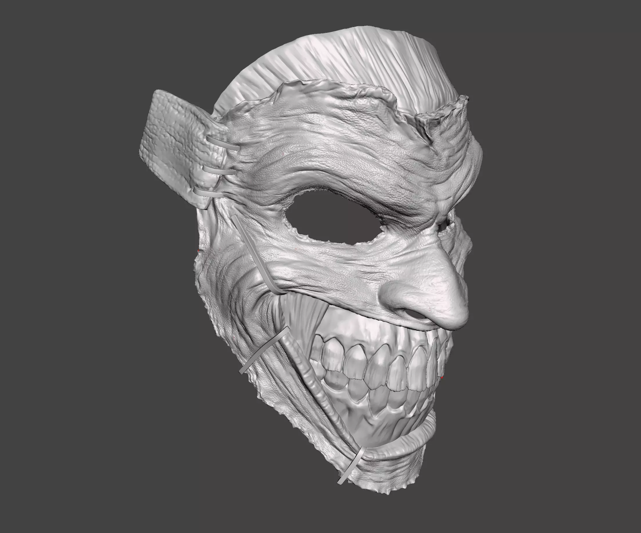 Joker Mask STL 3d print ready model 3D print model