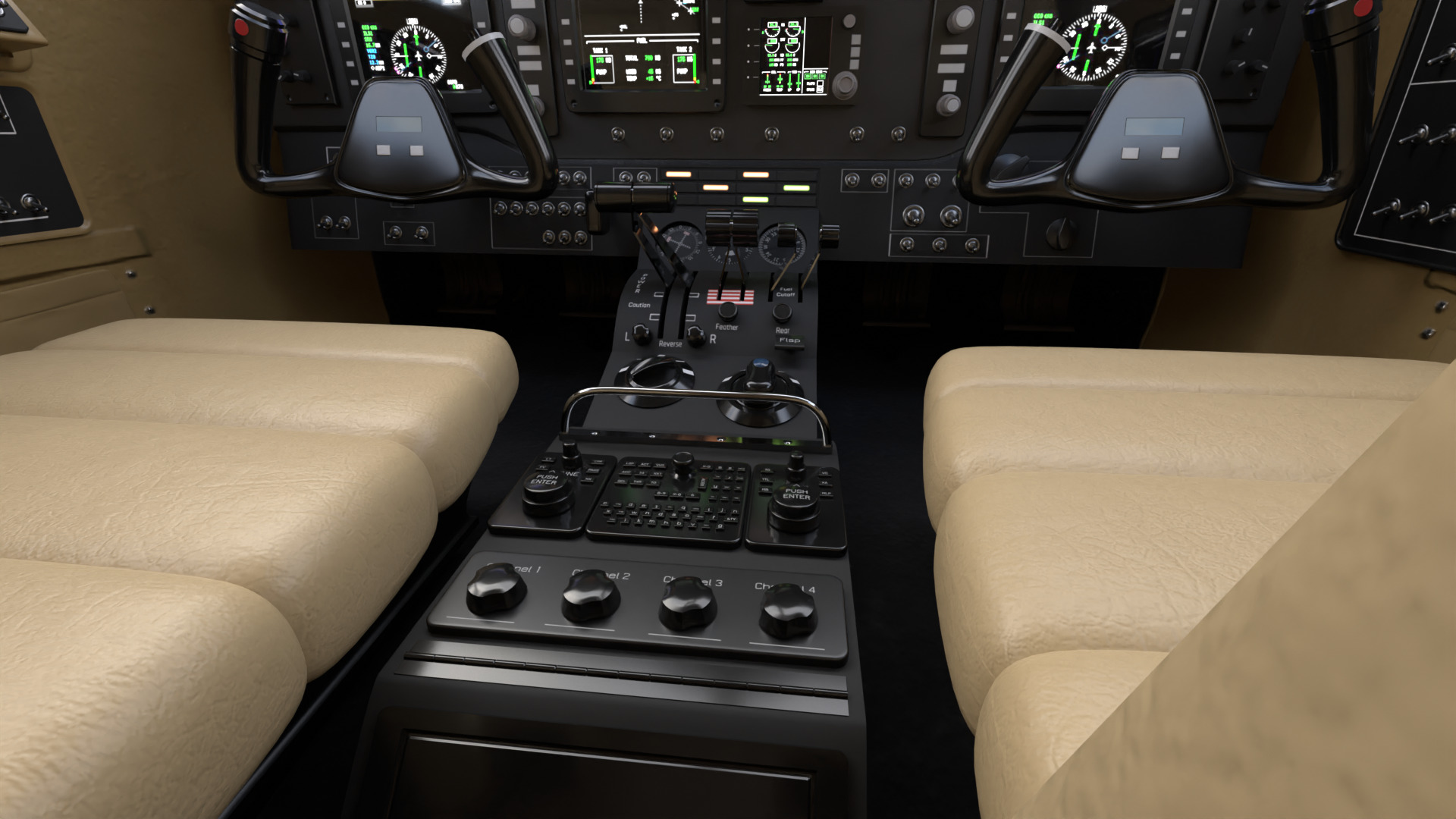 Beechcraft King Air Navy Edition 3D model_13