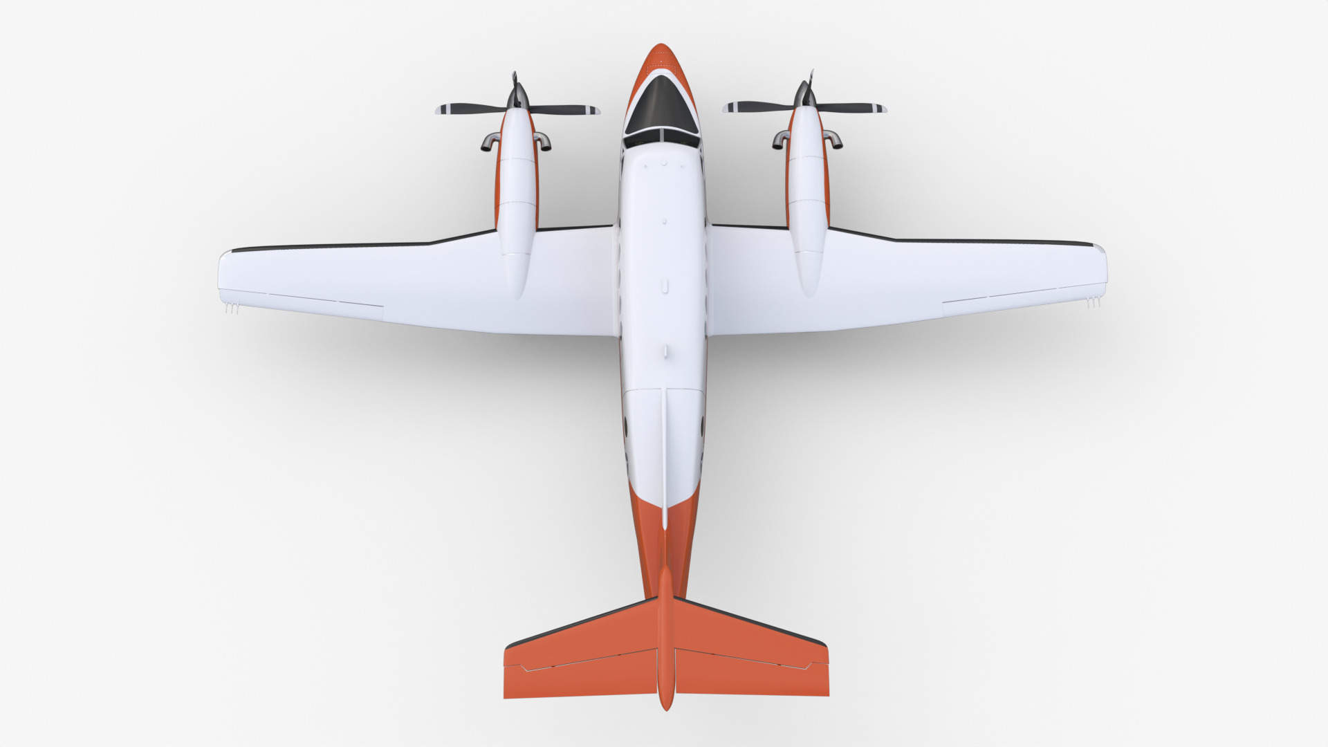 Beechcraft King Air Navy Edition 3D model_10