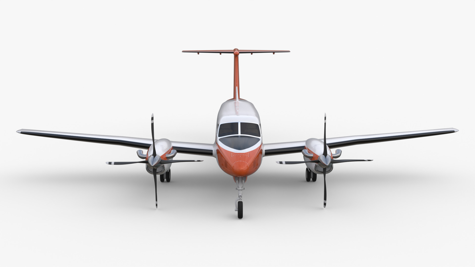 Beechcraft King Air Navy Edition 3D model_8