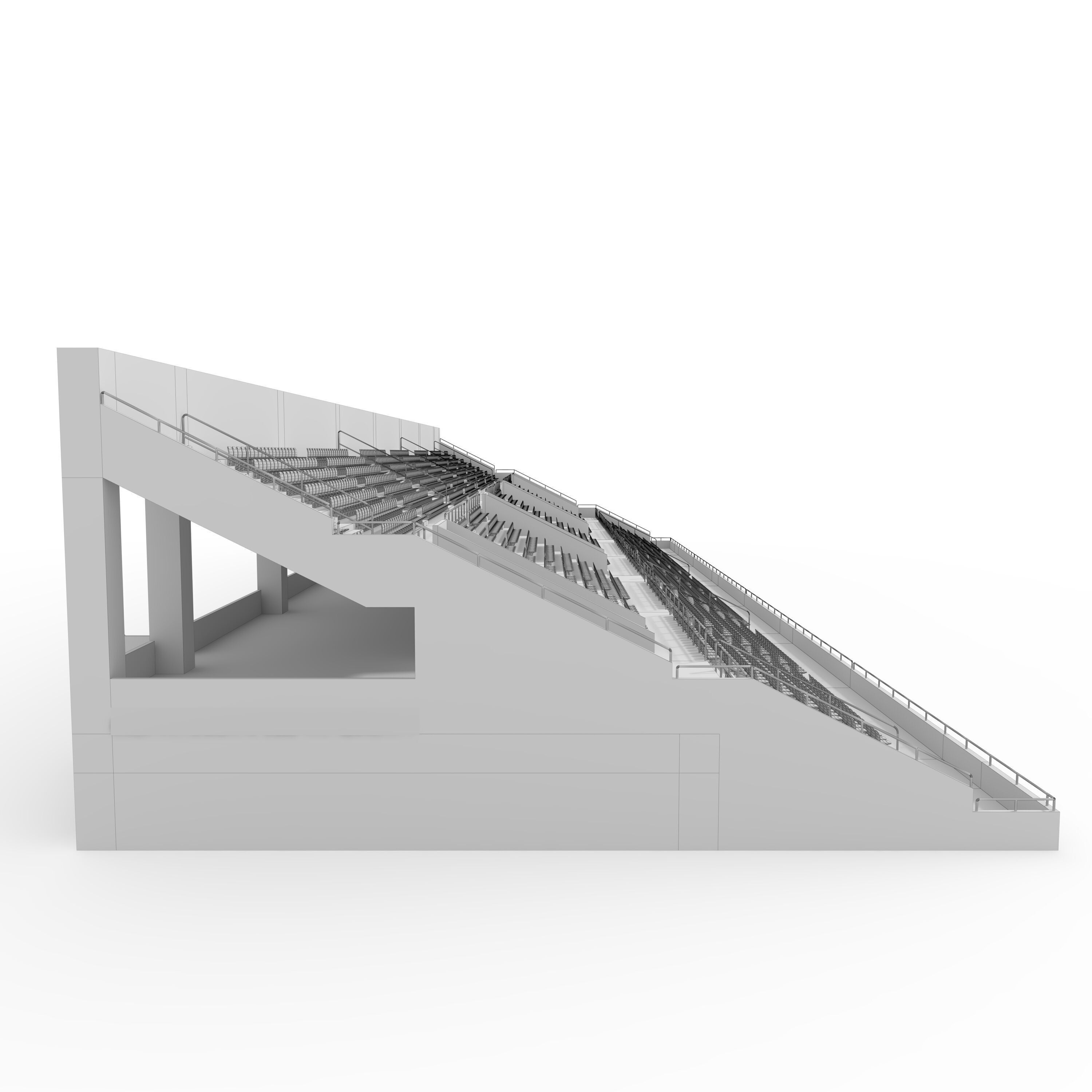 Stadium Tribune 02 3D model_11