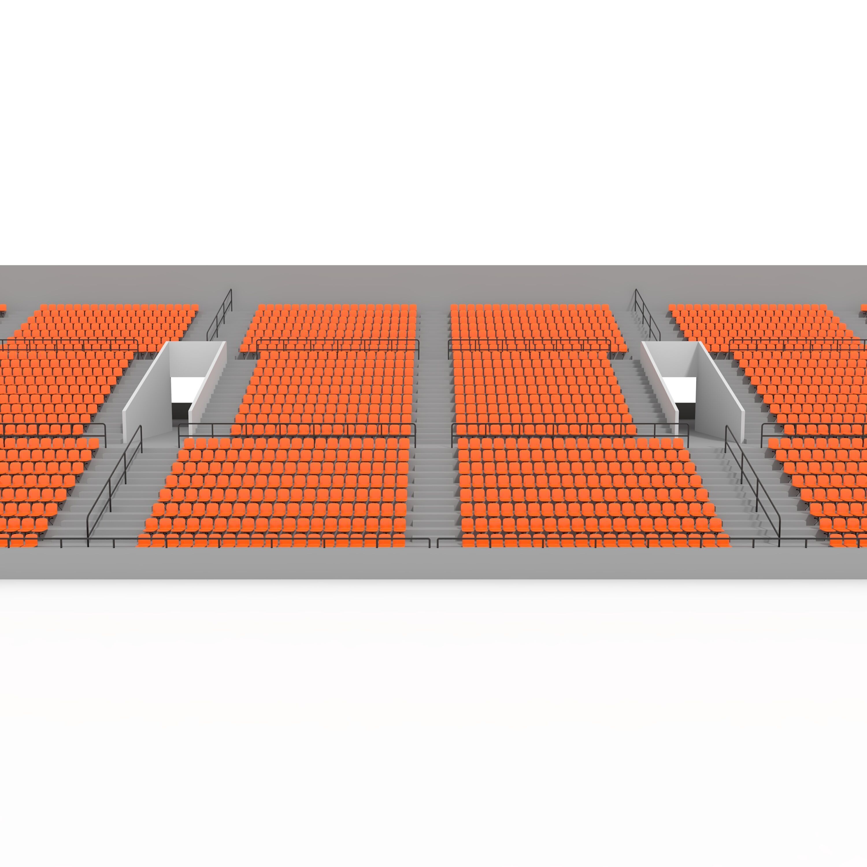 Stadium Tribune 02 3D model_14
