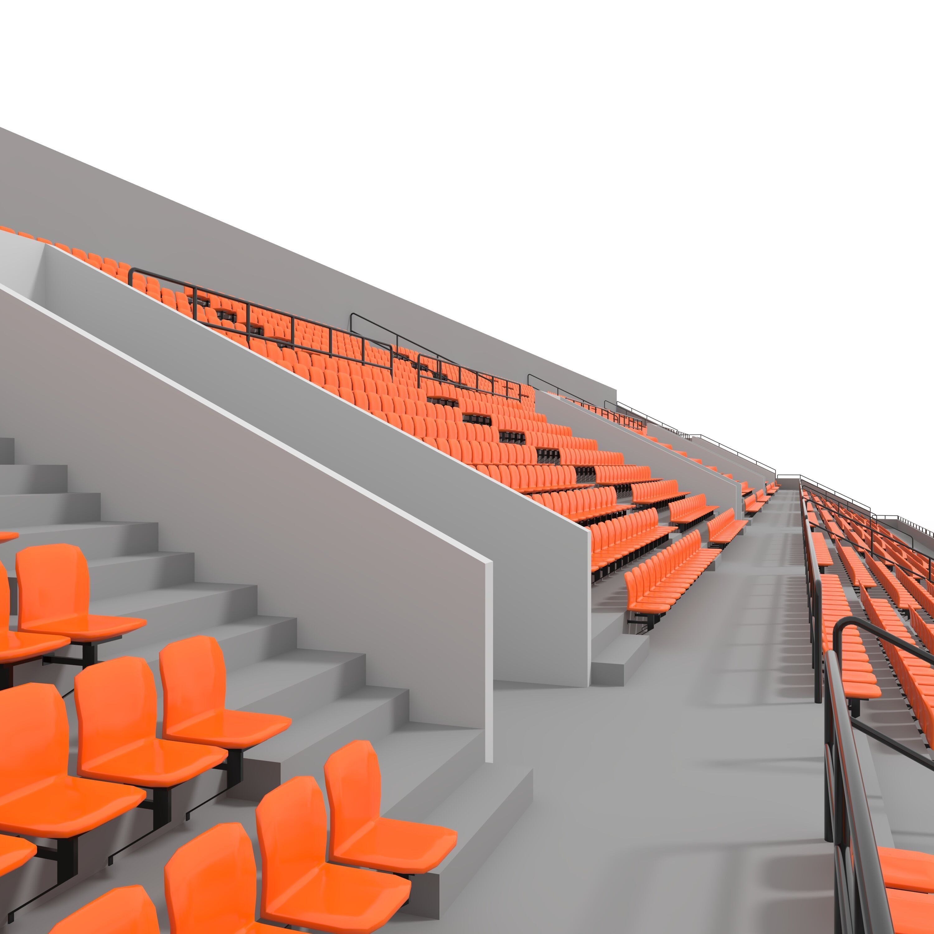 Stadium Tribune 02 3D model_22