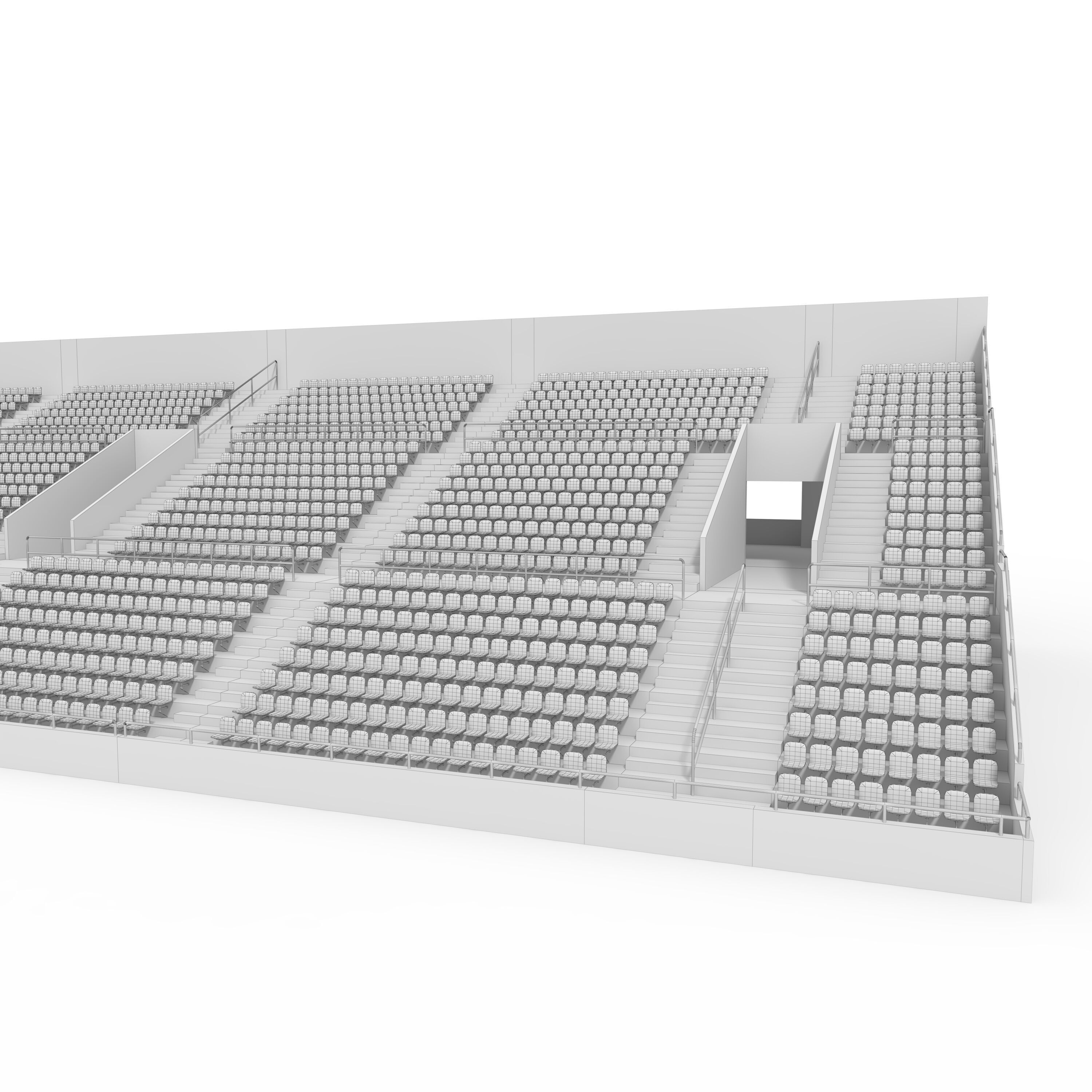 Stadium Tribune 02 3D model_17