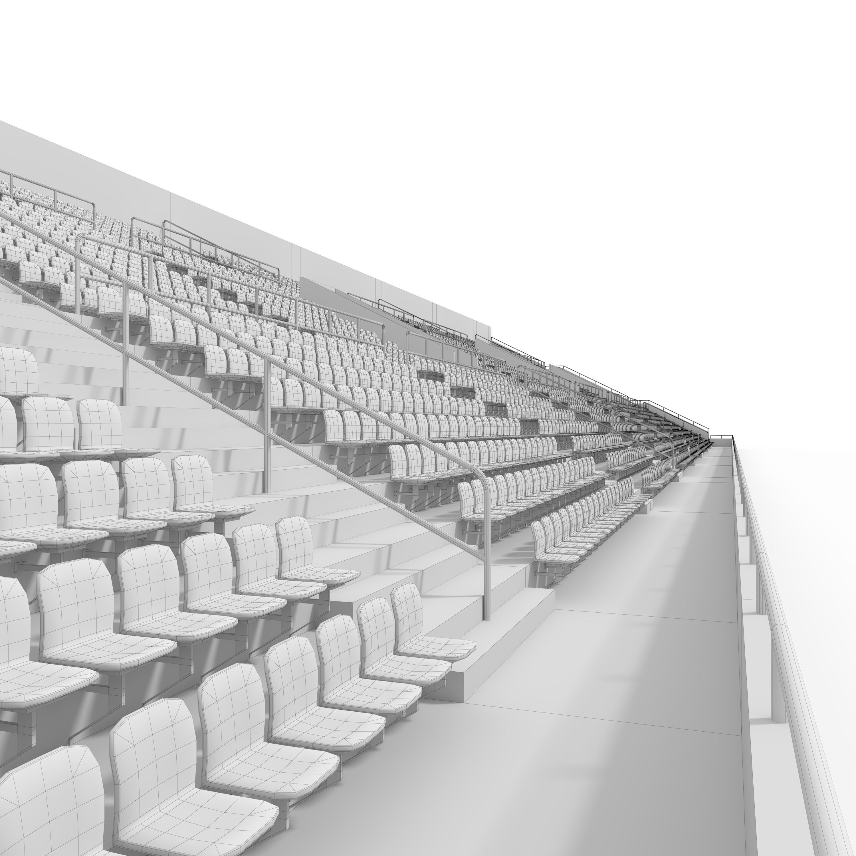Stadium Tribune 02 3D model_21