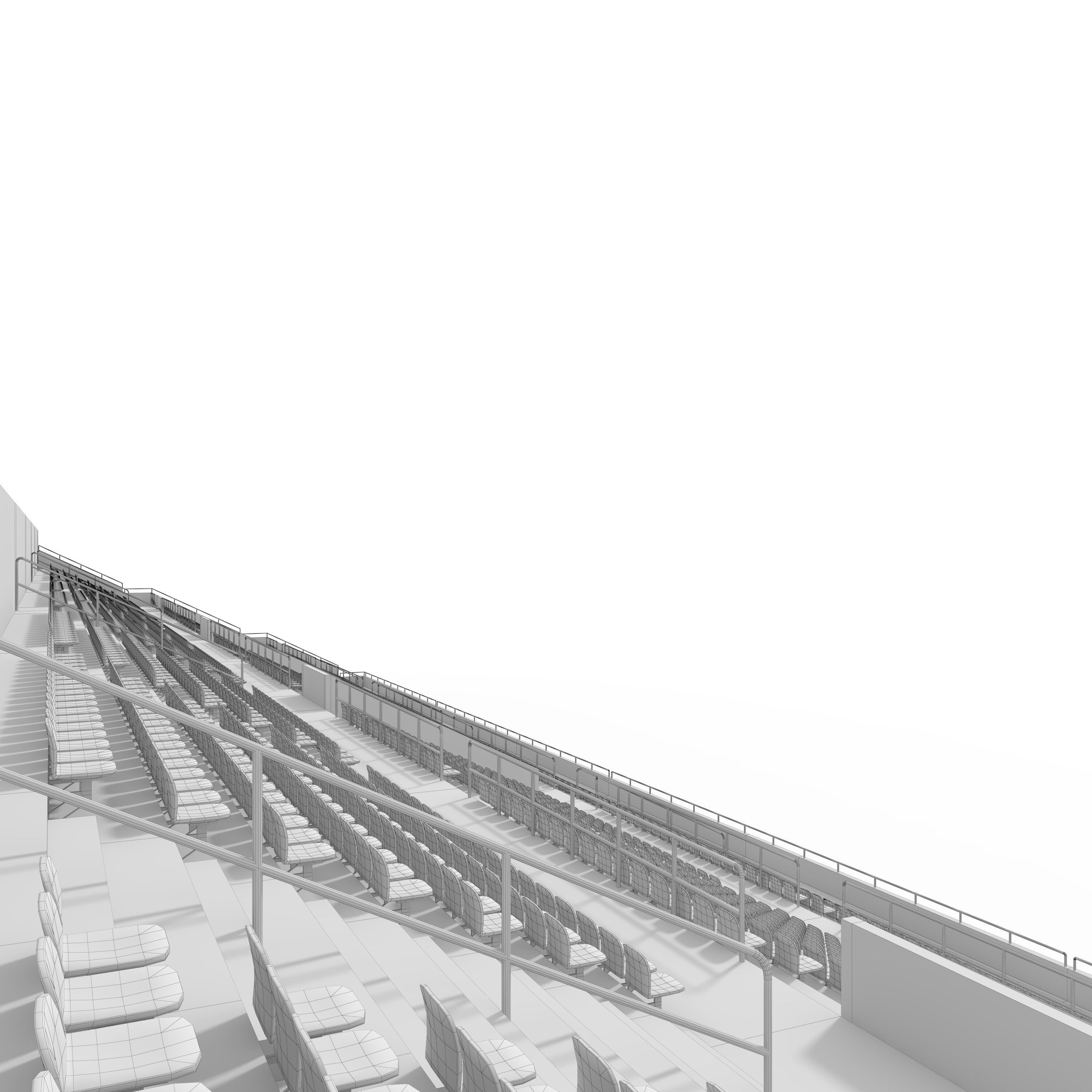 Stadium Tribune 02 3D model_27