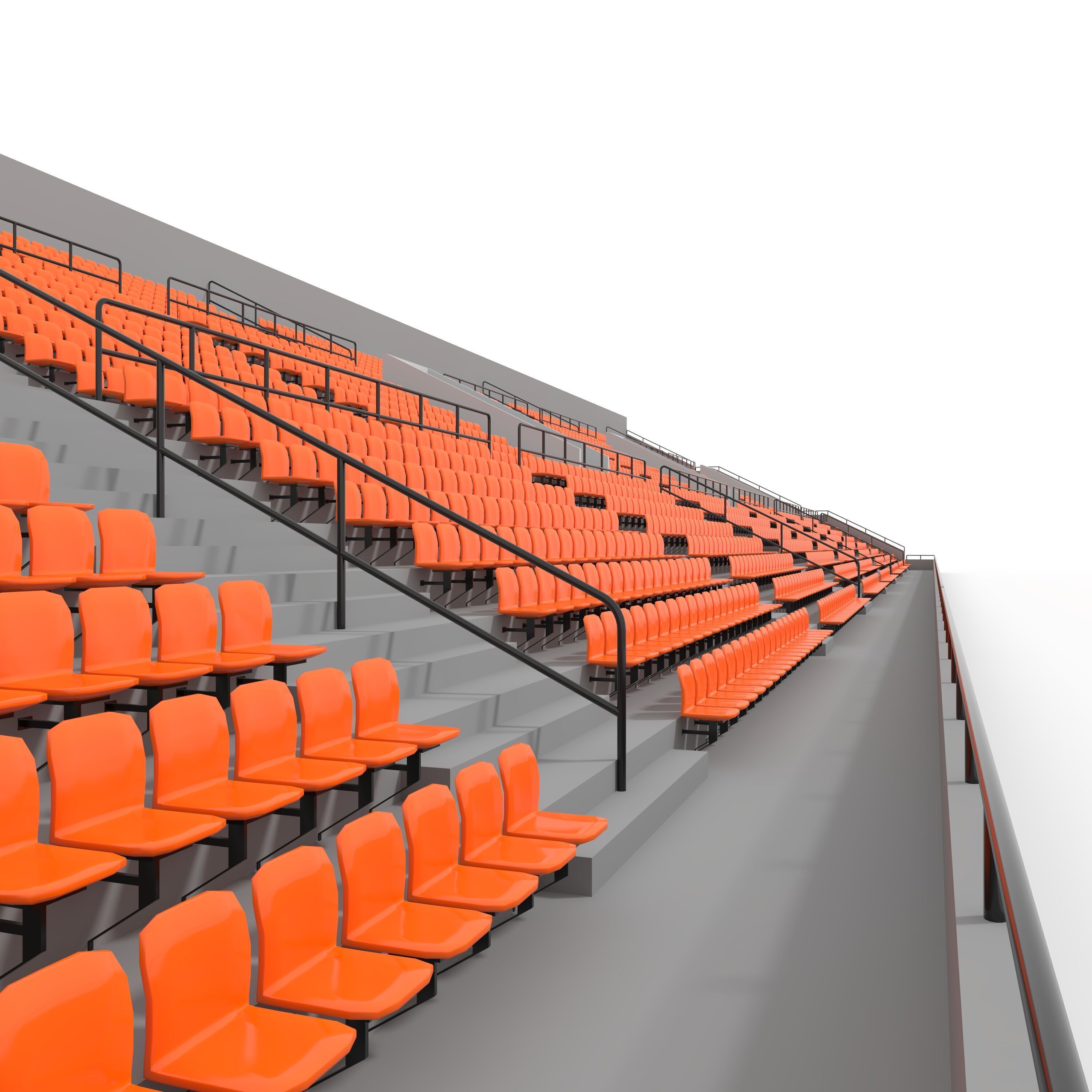 Stadium Tribune 02 3D model_20