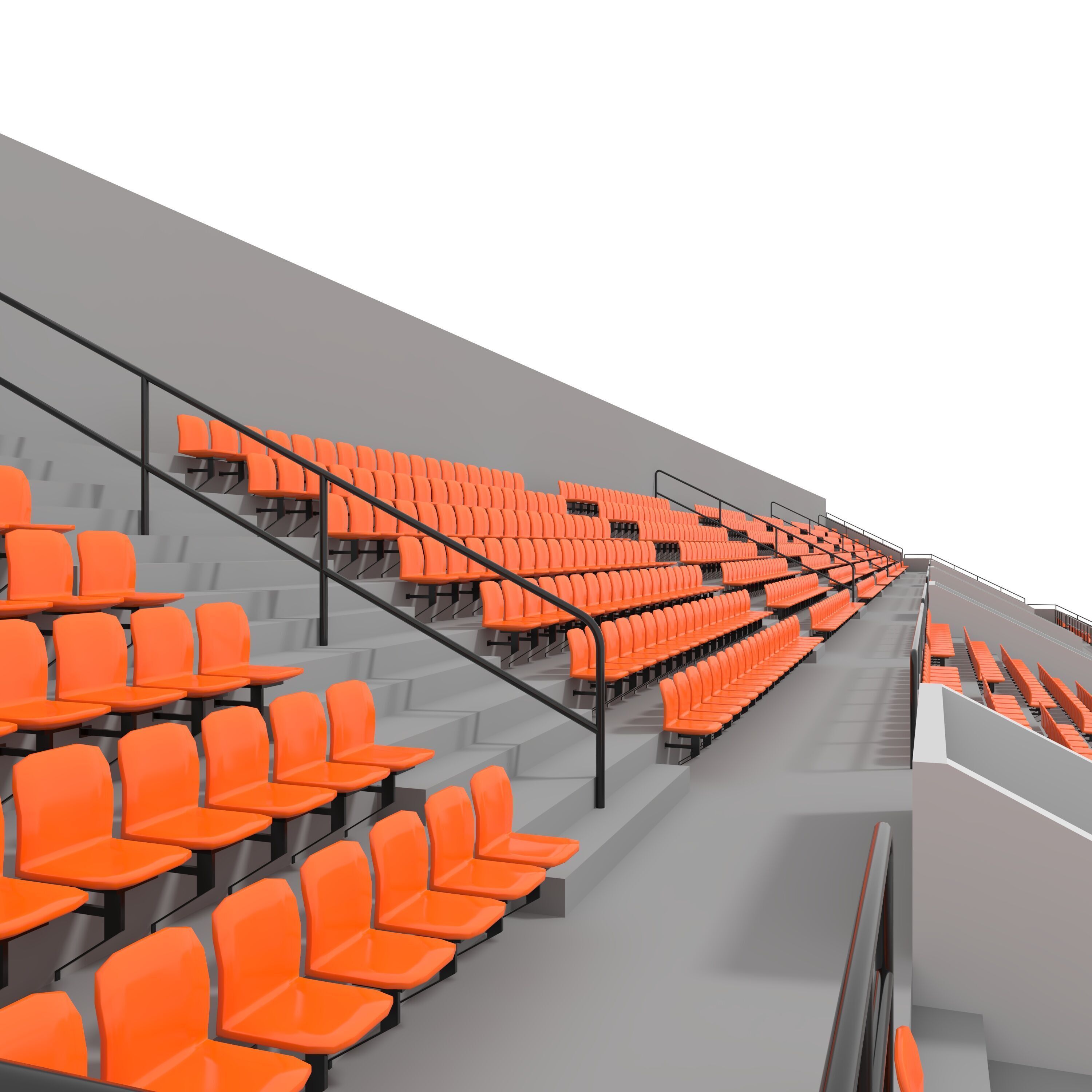 Stadium Tribune 02 3D model_24